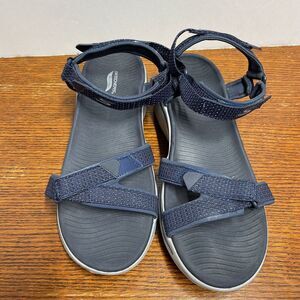 Skechers Navy Blue Comfort Sport Sandals with Adjustable Straps‎ Size 10